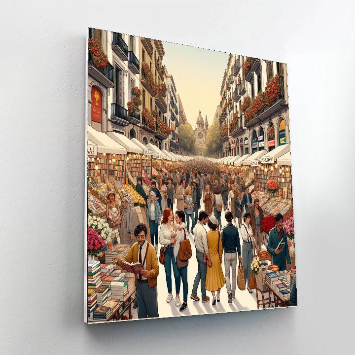 Diada De Sant Jordi - Spain Numbered Painting Kits