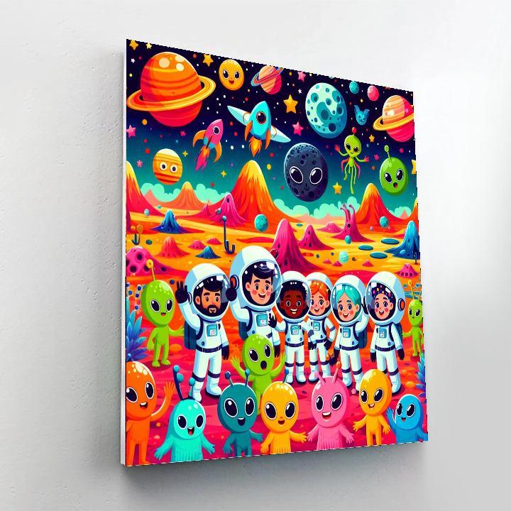 Space Safari Paint By Numbers