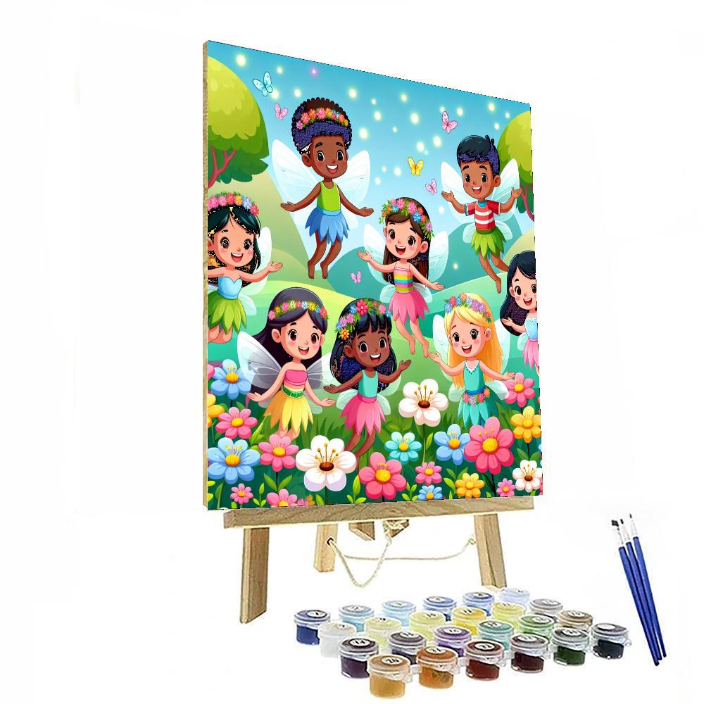 The Enchanted Fairy Garden DIY Paint By Numbers