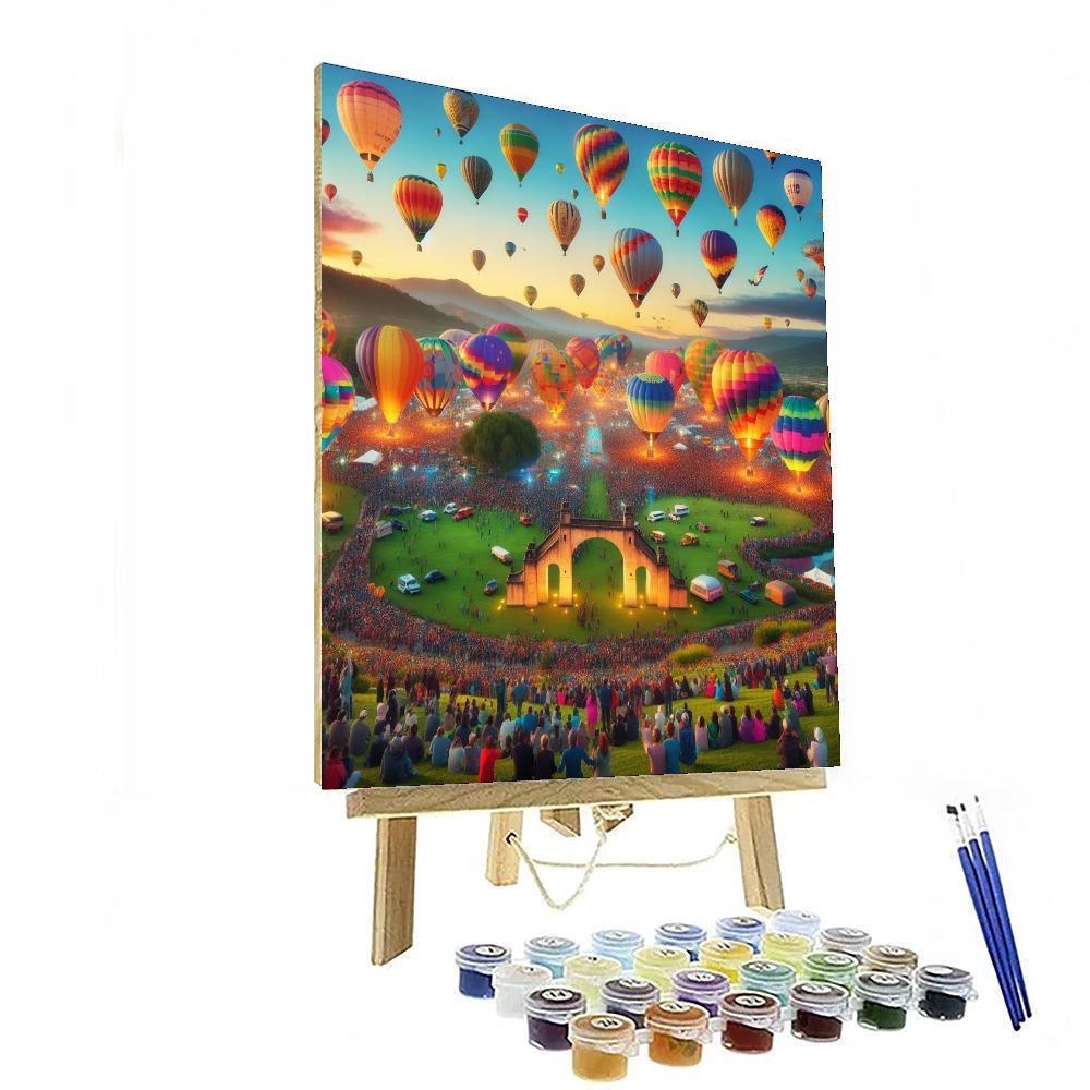 Balloon Fiesta - Bristol, England Paint By Numbers Kits