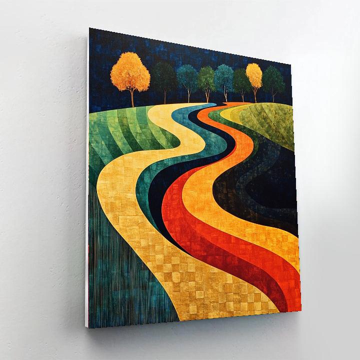 Nandalal Bose Inspired Pathways Of Thought  Paint By Numbers