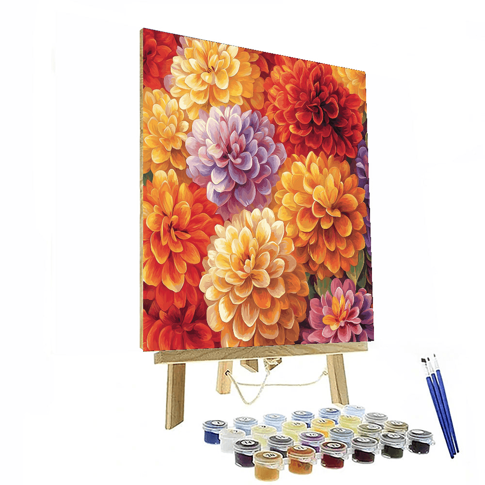 Pierre-Auguste Renoir Inspired Radiant Flowers  Paint By Numbers