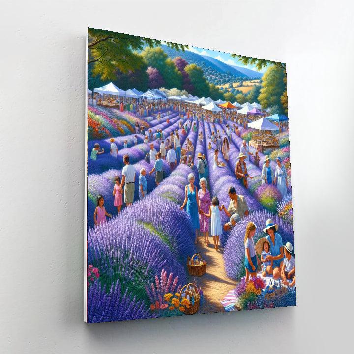 Upstate New York Lavender Festival - Usa Paint By Number