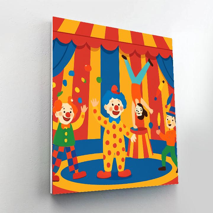 Circus Of Fun And Laughs DIY Paint By Numbers
