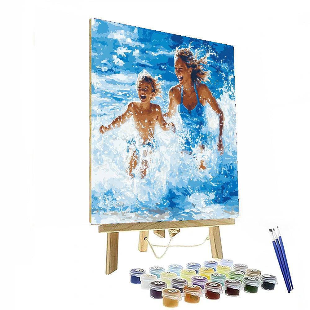 Ocean Waves Of Laughter DIY Paint By Numbers