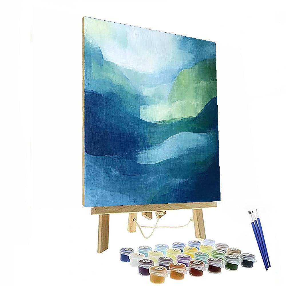 Paul Cézanne Inspired Timeless Cascade  Paint By Numbers Kits