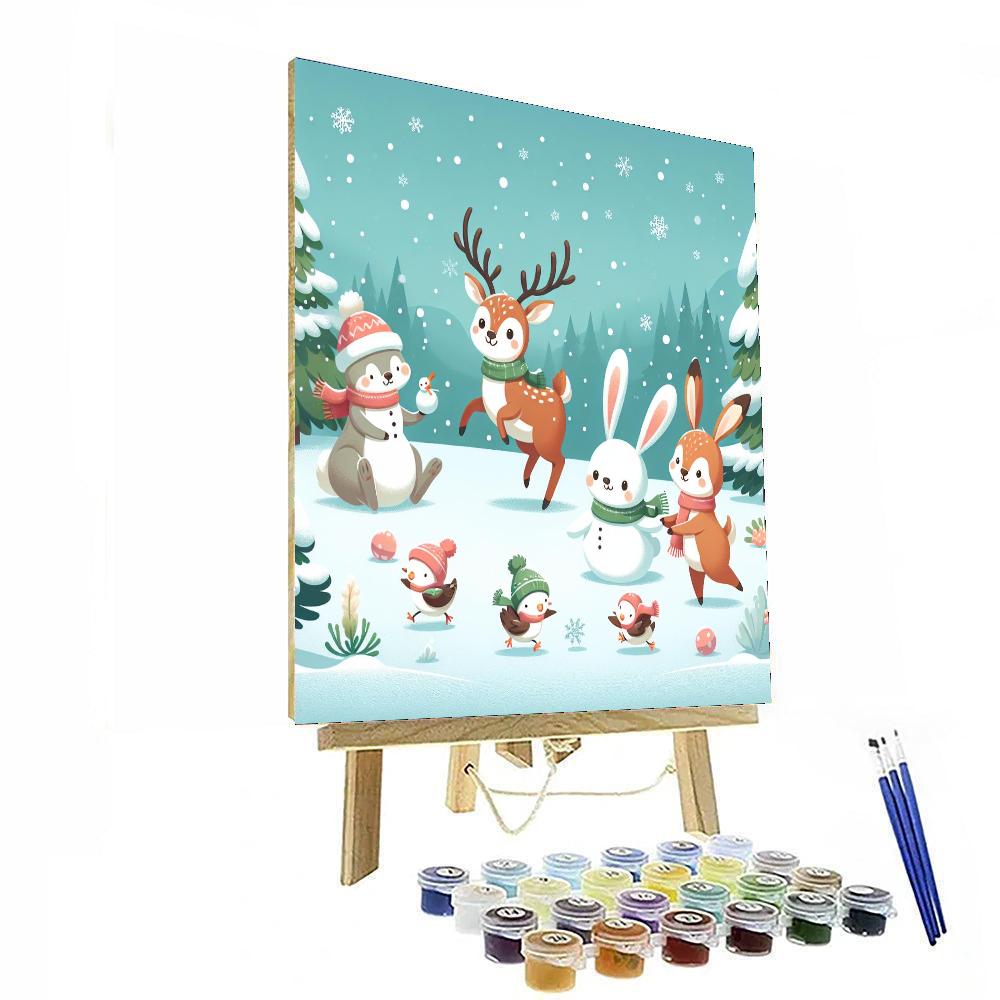 Frosty Frolic Paint By Numbers Kits