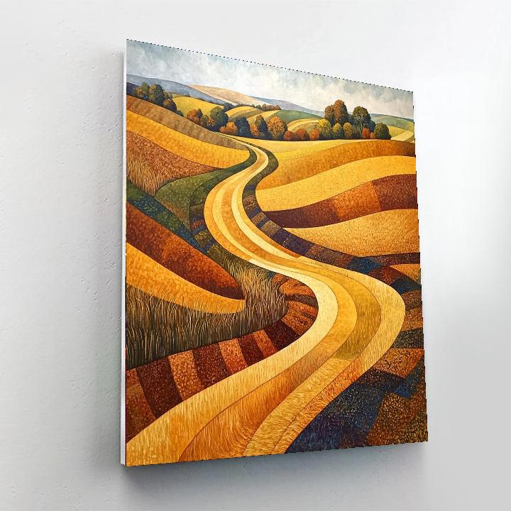 Nandalal Bose Inspired Song Of The Harvest Wind  Paint By Number