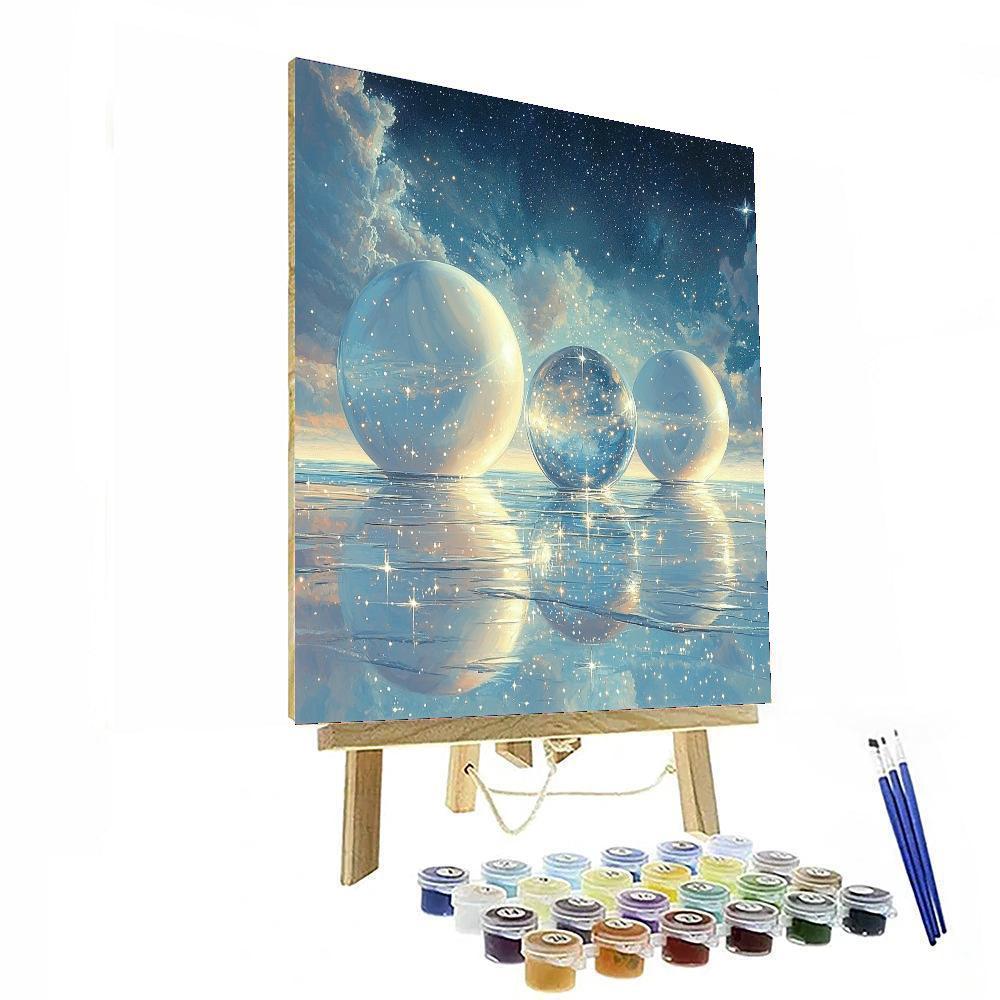 Michelangelo Inspired Harmony Of The Spheres  DIY Paint By Numbers