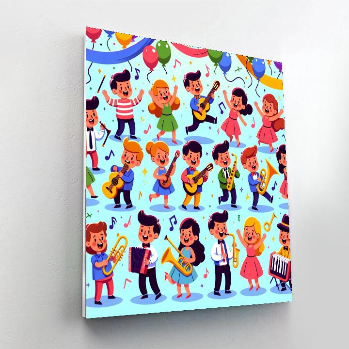 Festive Fiesta Frolic Painting By Numbers Kit
