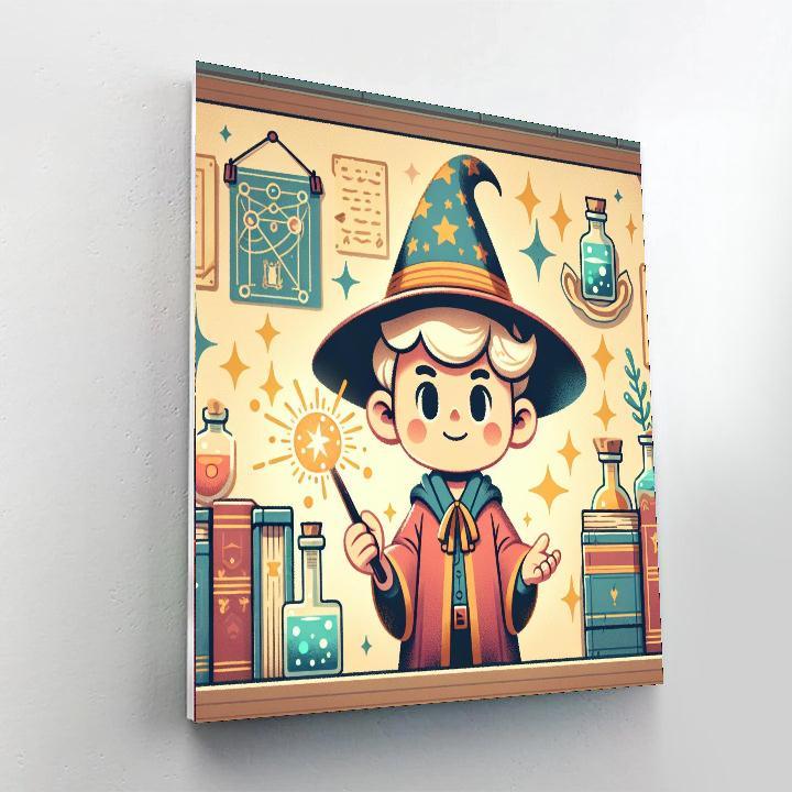 Magic School Of Wizardry Painting Number Kit