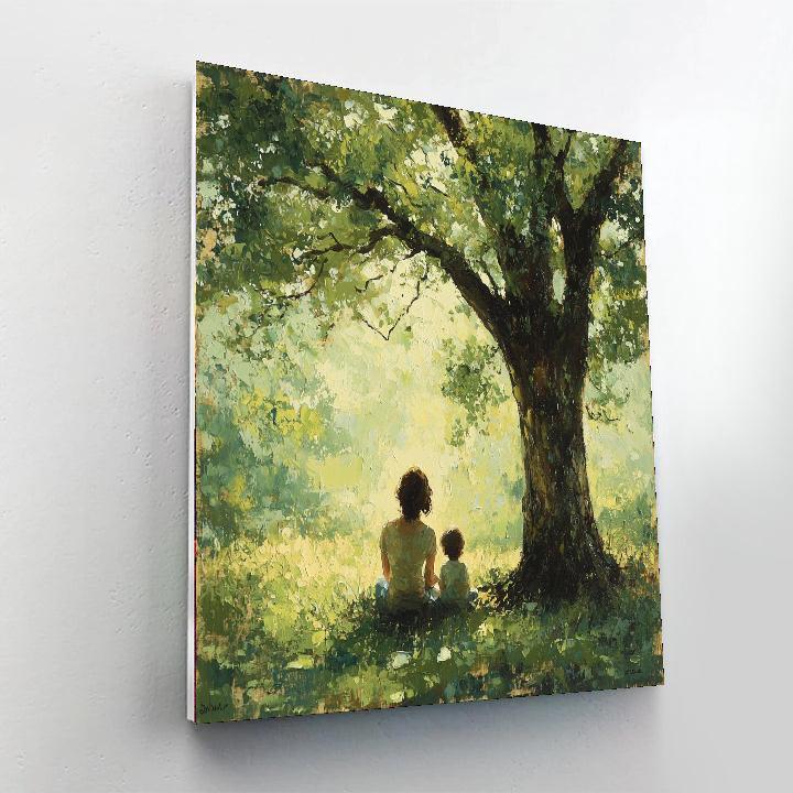 Under The Big Oak Tree Paint By Color
