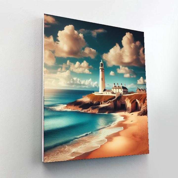 Seaside Lighthouse Haven Paint By Color