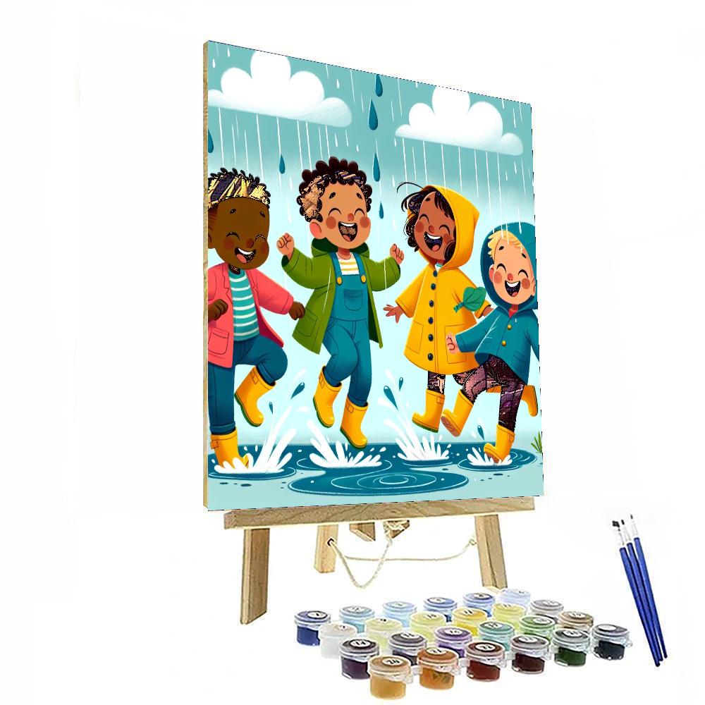 Rainy Day Adventure Number Painting