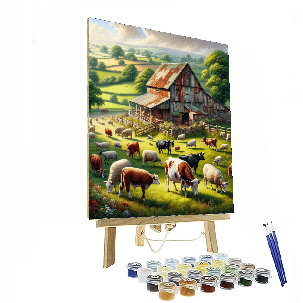 Rustic Barnyard Bliss Paint By Color
