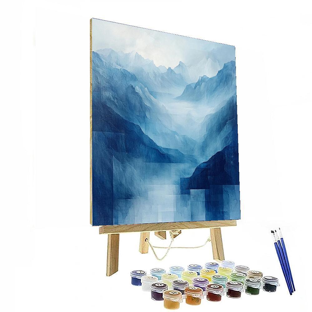 Paul Cézanne Inspired Mystical Mountain Veils  Paint By Numbers Kits
