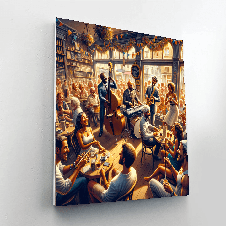 Wellington Jazz Festival Number Painting