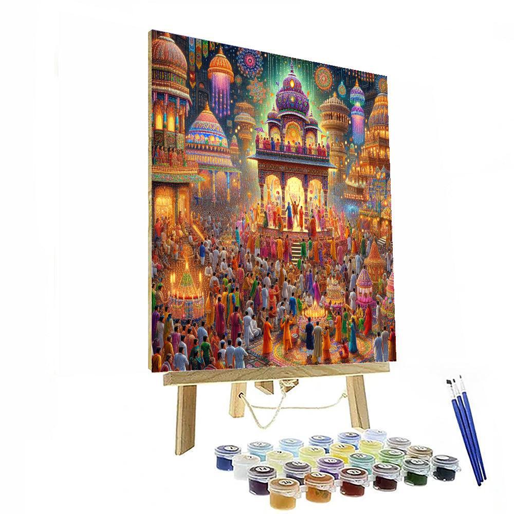 Kolkata Durga Puja - Kolkata Numbered Painting Kits