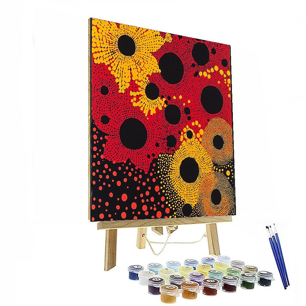 Yayoi Kusama Inspired Eternal Dots  DIY Paint By Numbers
