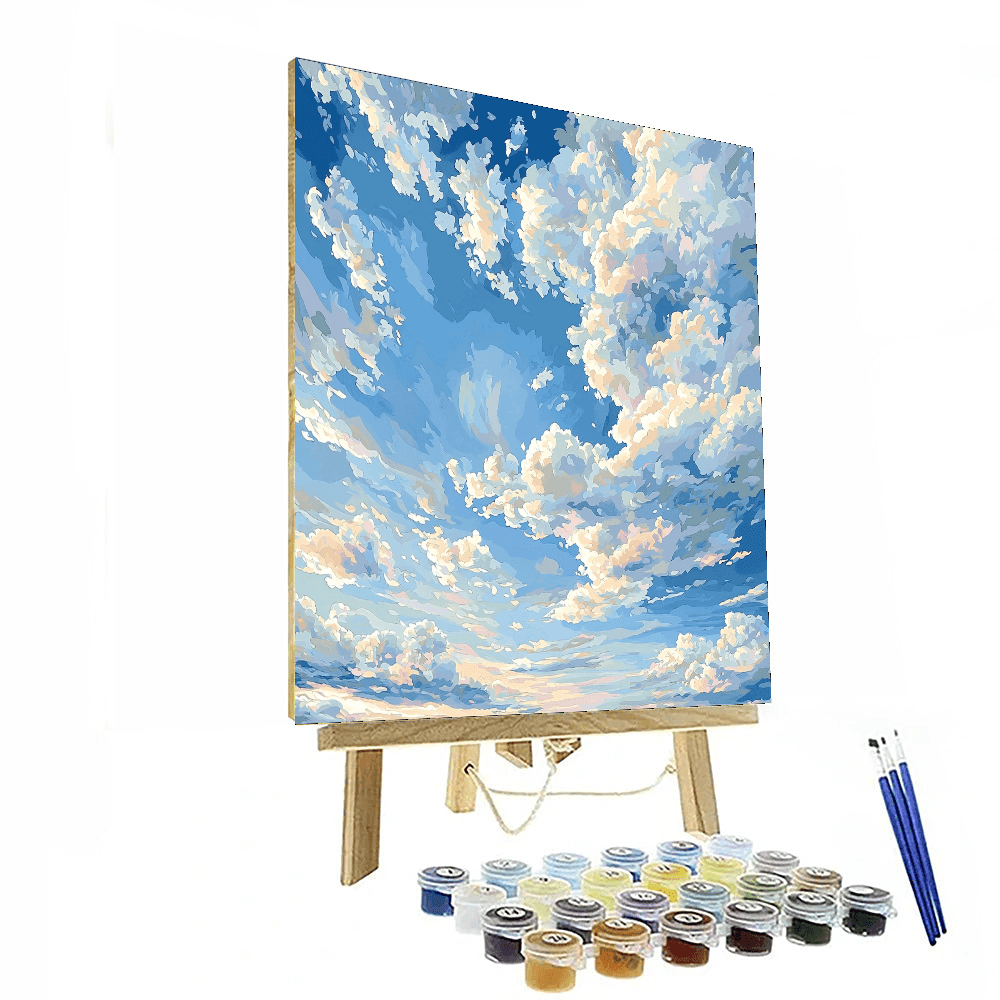 John Constable Inspired Dreaming In The Clouds  Paint By Numbers Kits