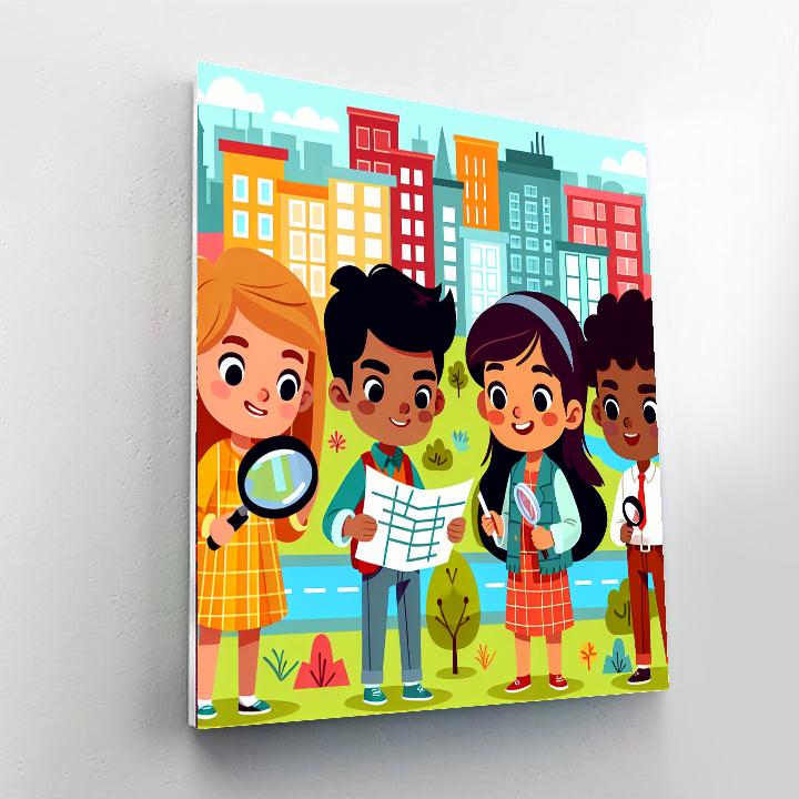 Pet Detective Adventure Painting By Numbers Kit