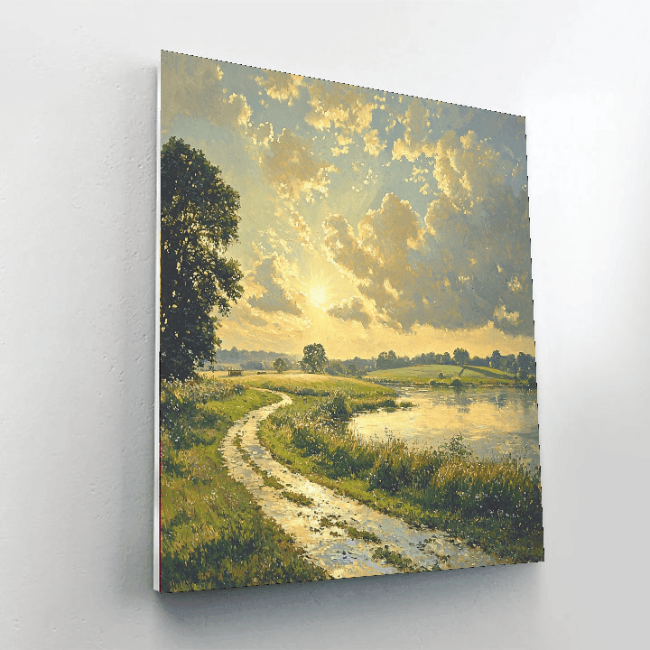 John Constable Inspired Pastoral Light Symphony  Paint By Numbers Kits