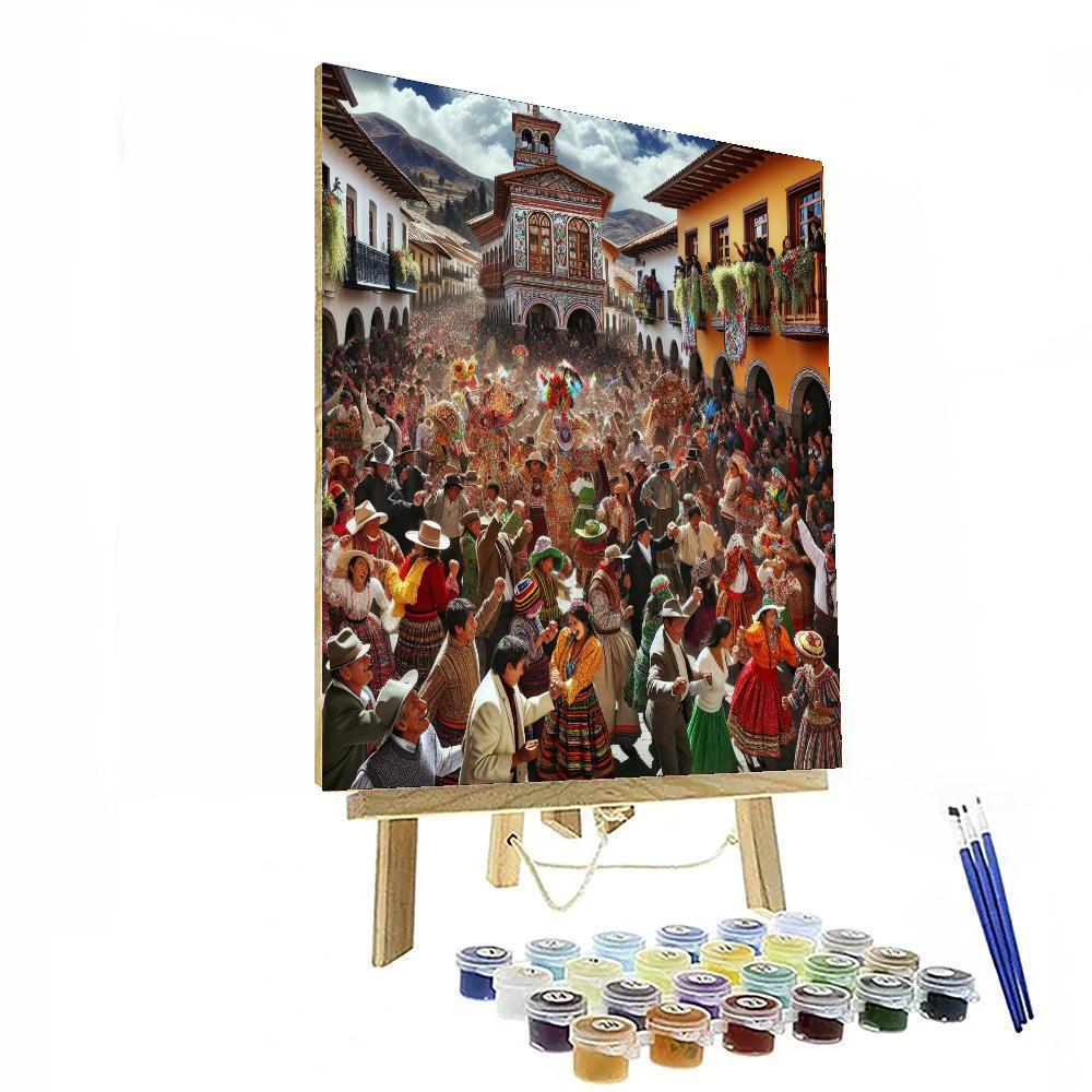 Feast Of The Virgin Of Candelaria - Peru Paint By Color