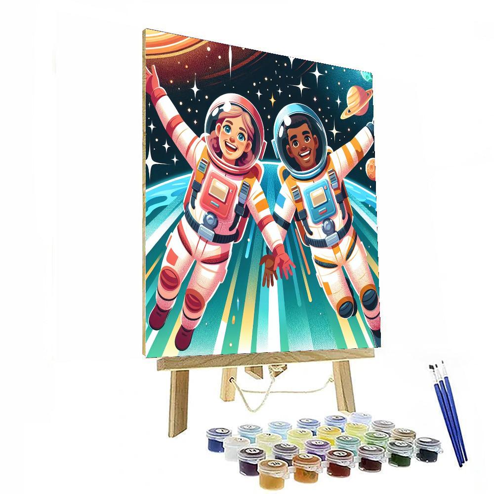 Joyful Space Quest Paint By Numbers