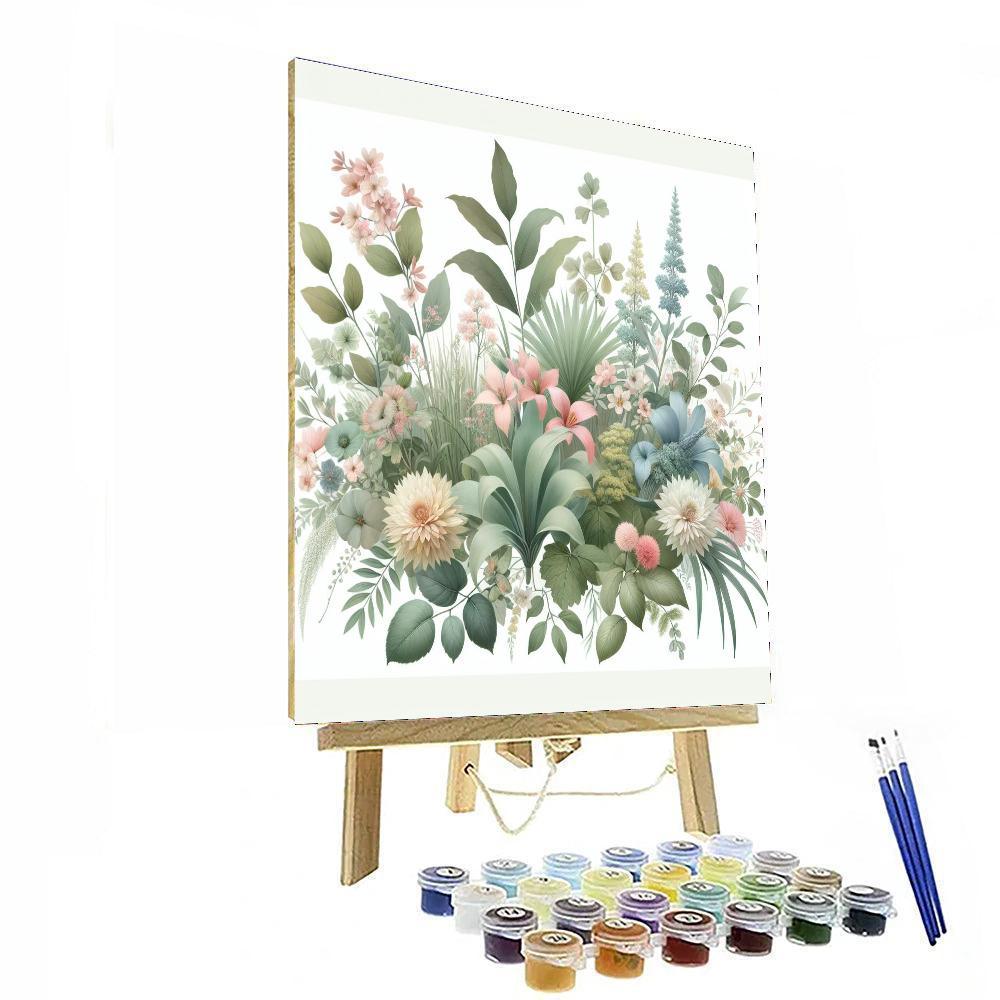 Botanical Harmony Paint By Number