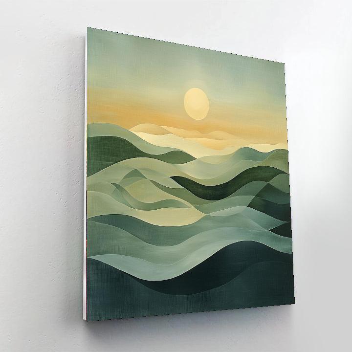 Nandalal Bose Inspired Echoes Of Serenity  DIY Paint By Numbers