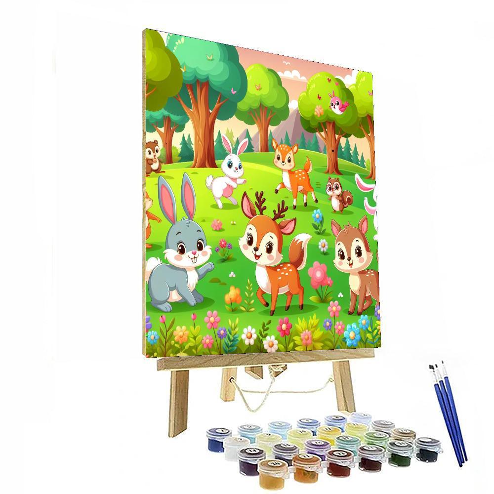 Curious Critters In Nature Paint By Numbers Kits