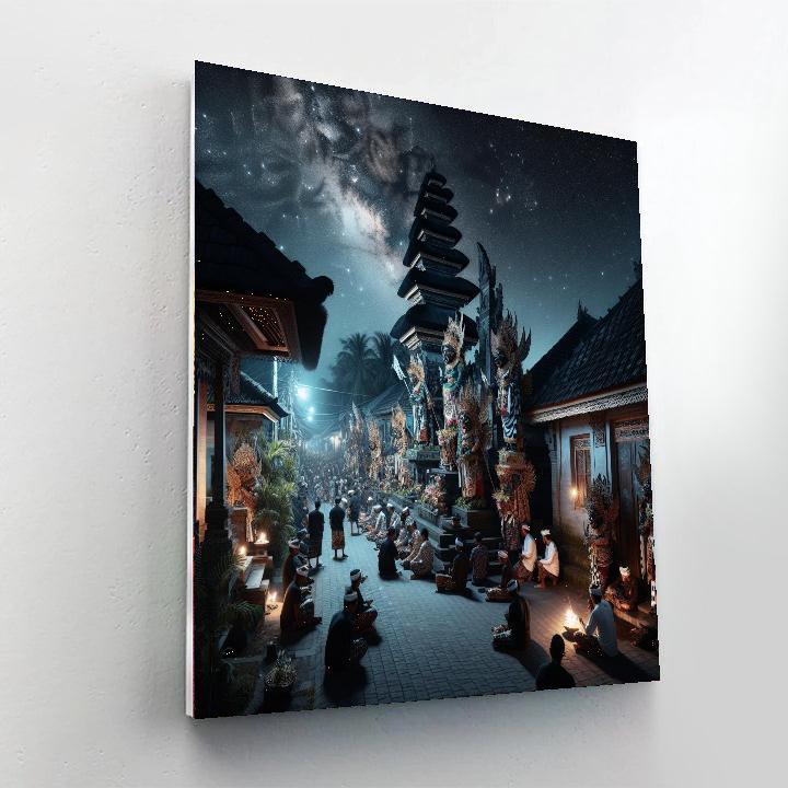 Day Of Silence (nyepi) - Indonesia DIY Paint By Numbers