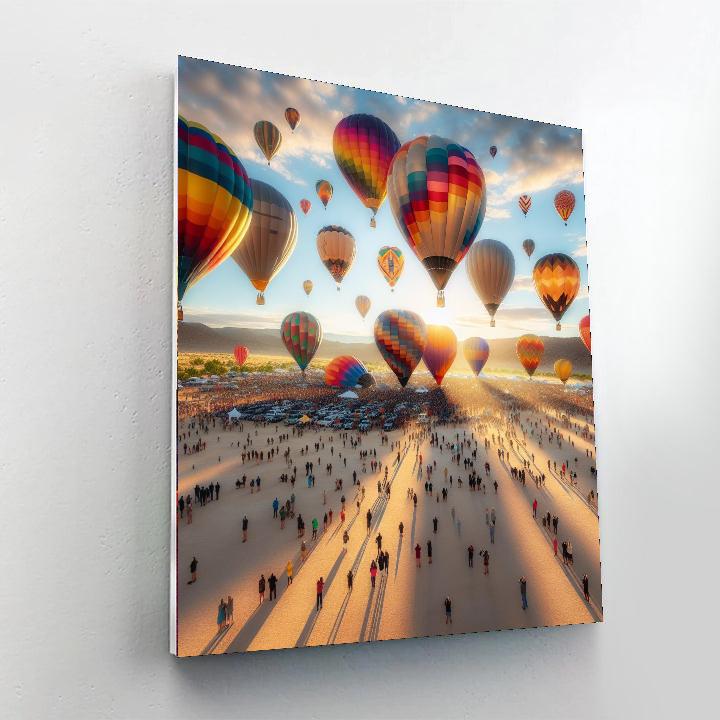 The International Balloon Fiesta - Albuquerque Paint By Numbers Kits
