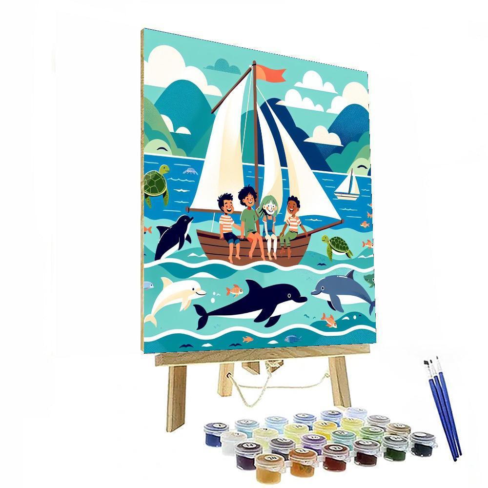 Dreamy Ocean Voyage Paint By Numbers
