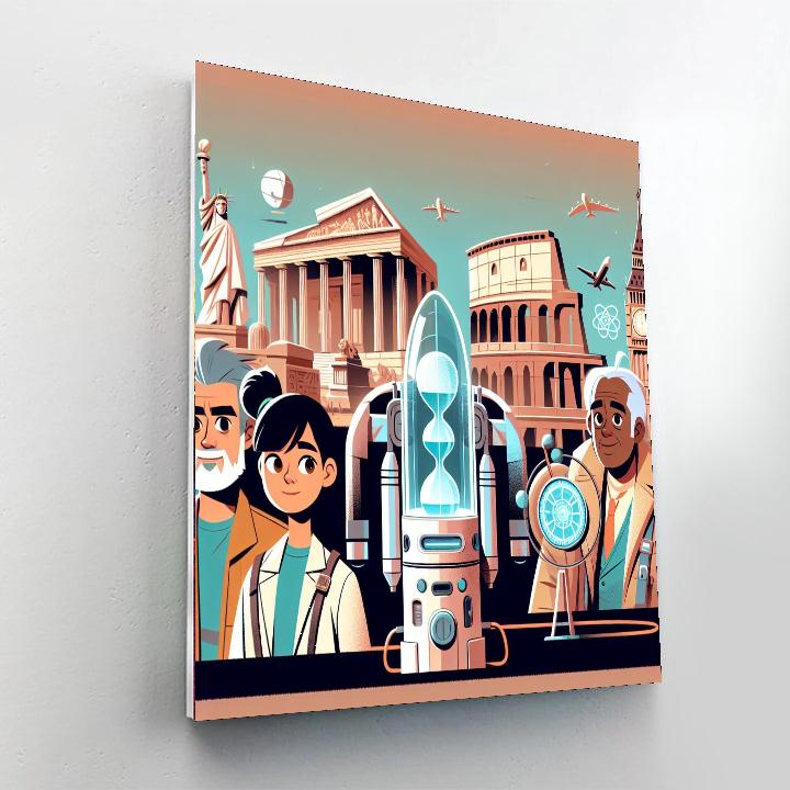 Time-travel Explorers Paint By Number