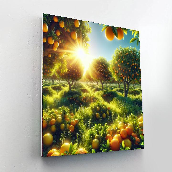 Citrus Delight Numbered Painting Kits