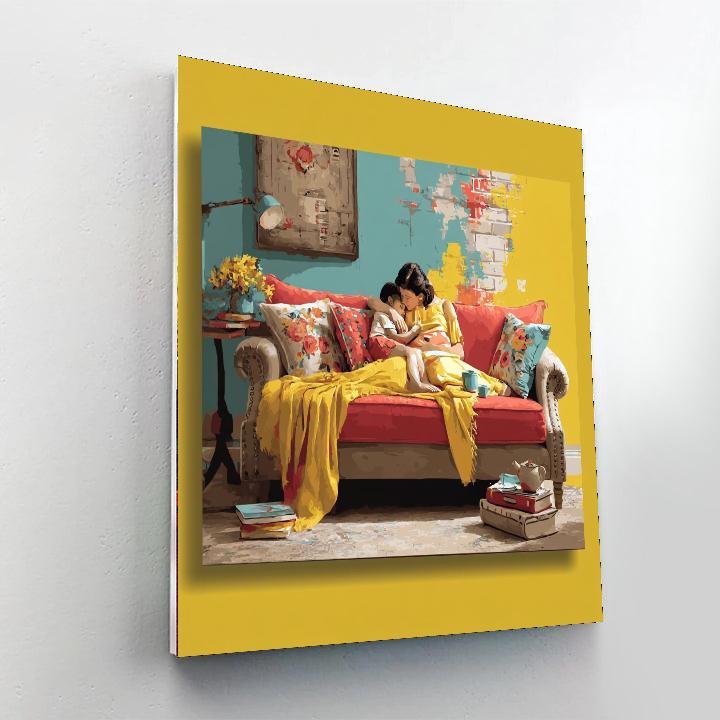 Mommy's Cuddle Time Paint By Numbers Kits