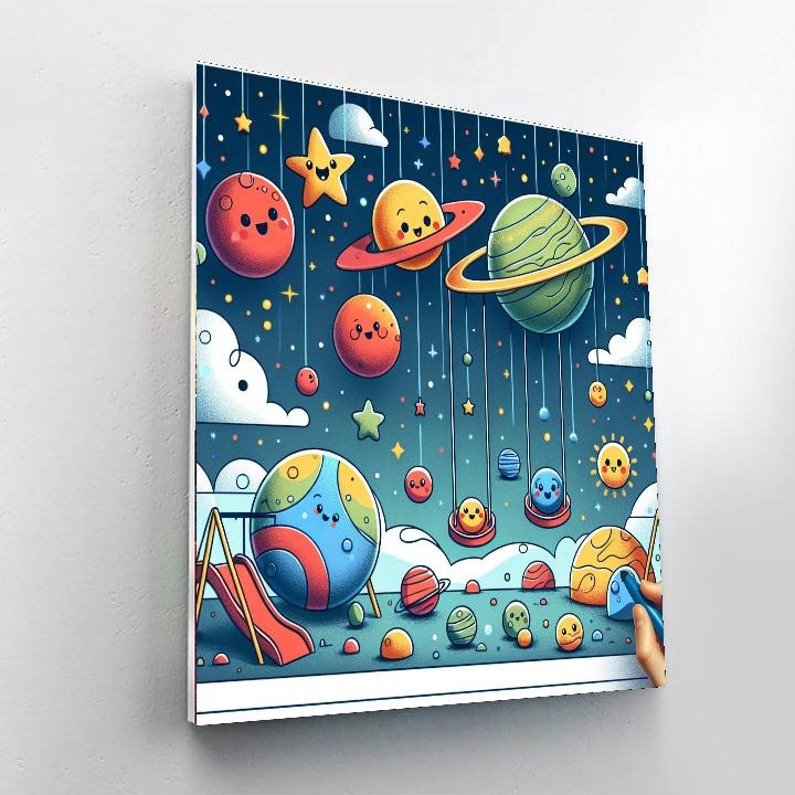 Astral Adventure Playground Number Painting