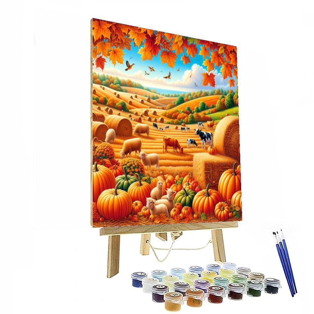 Sunny Farm Harvest Paint By Numbers Kits