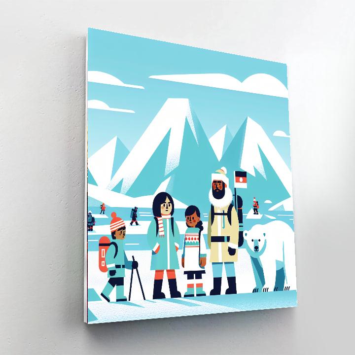 Artic Adventure Quest Numbered Painting Kits