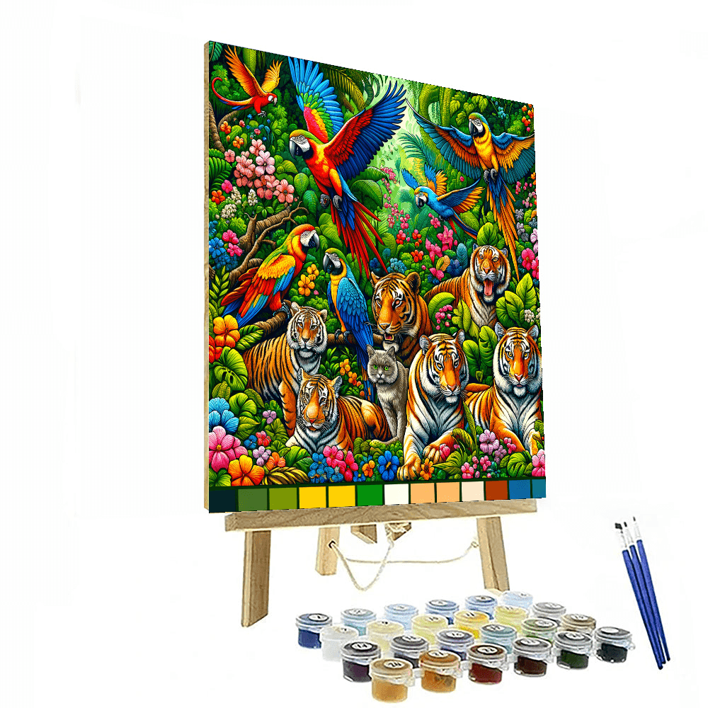 Enchanting Animal Kingdom Painting By Numbers Kit