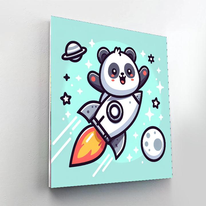 Rocket Panda Mission Numbered Painting Kits