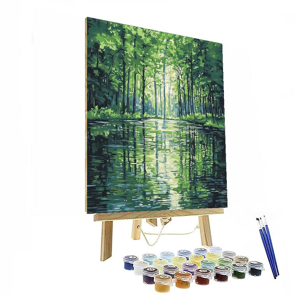 Caravaggio Inspired Forest Of Reflections  DIY Paint By Numbers