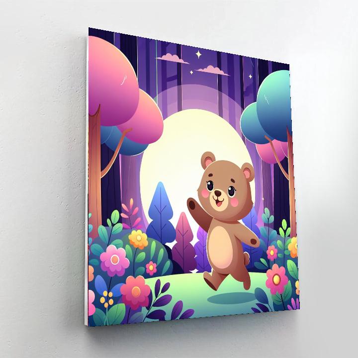 Playful Bear Paint By Numbers Kits