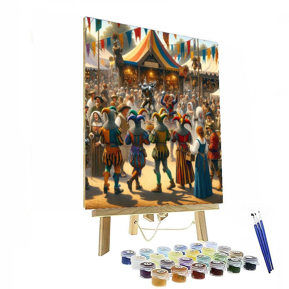 Renaissance Fair Adventure Paint By Number