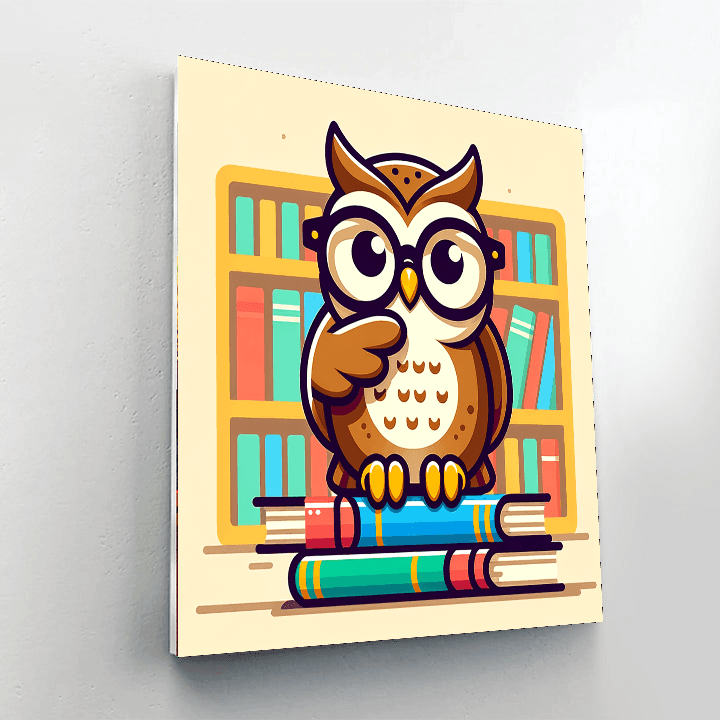 Wise Owl Library Paint By Numbers Kits