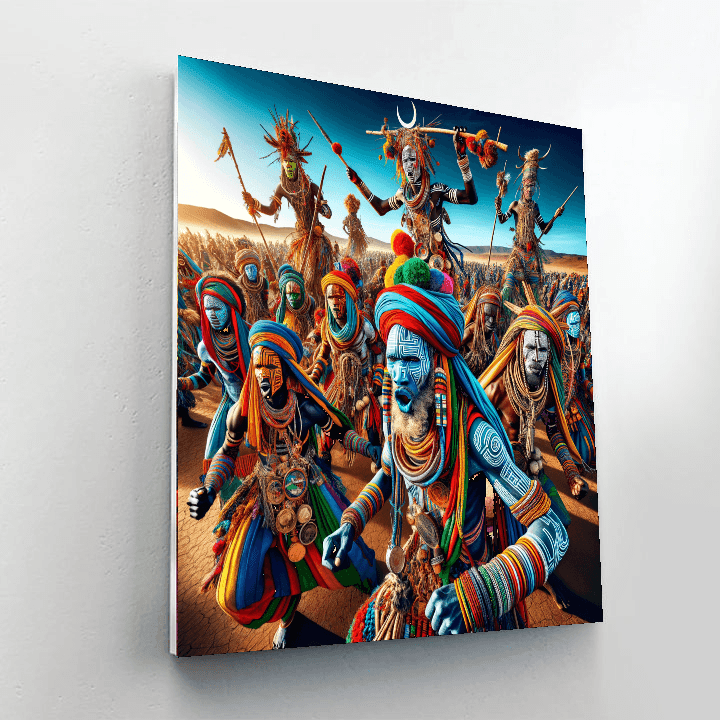 Gerewol Festival - Niger DIY Paint By Numbers