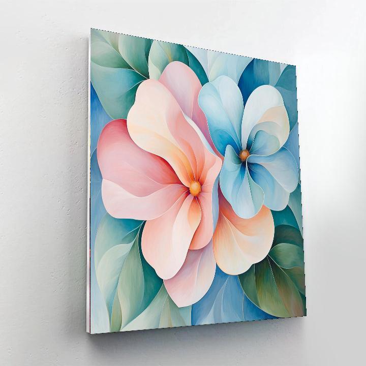 Georgia O'Keeffe Inspired Surrealistic Floral Journey  DIY Paint By Numbers