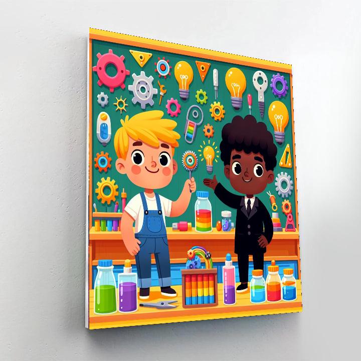 Imaginative Inventors Numbered Painting Kits