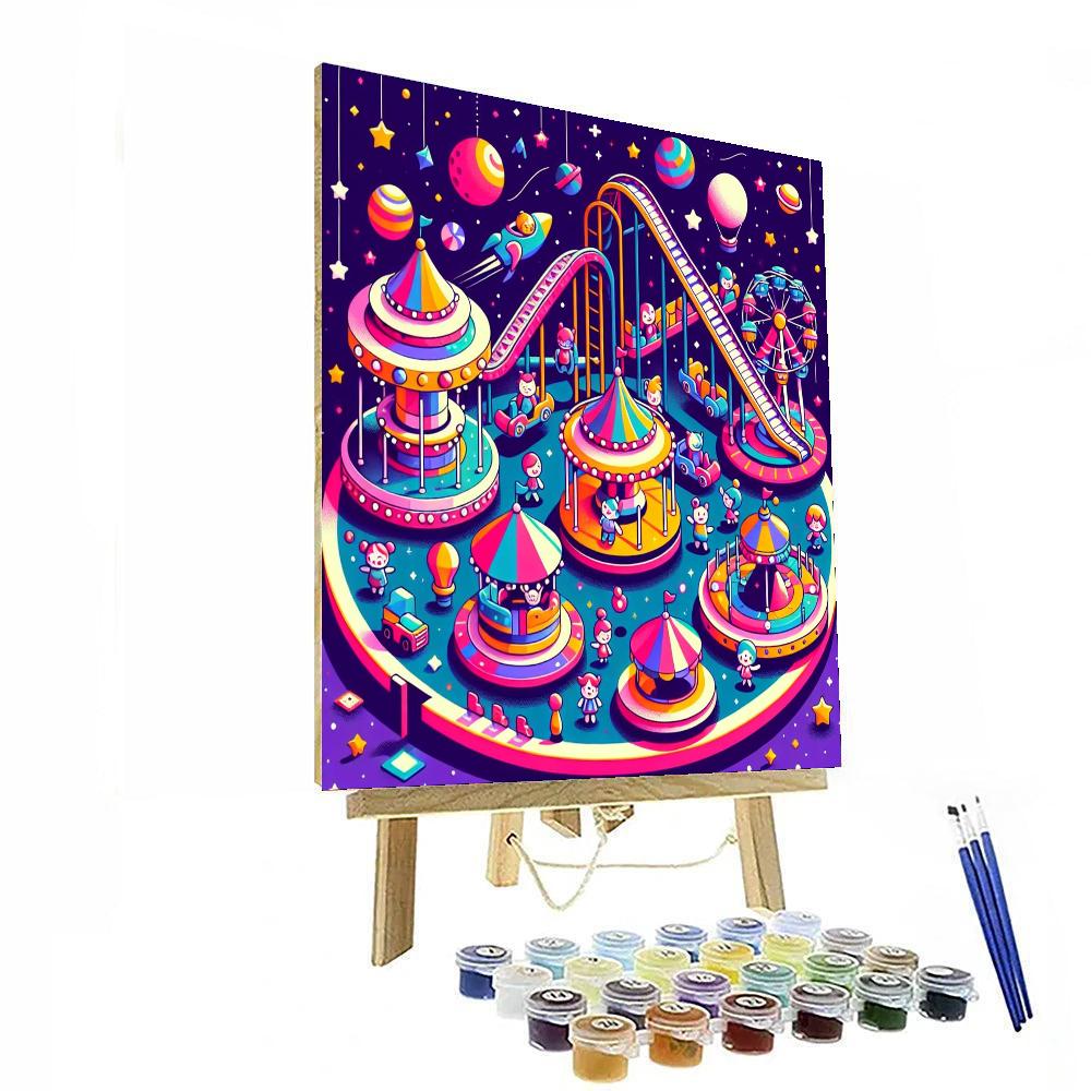 Celestial Carnival Capers Paint By Numbers Art